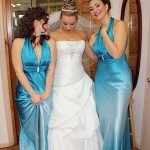Beautiful Tiffany blue bridesmaid