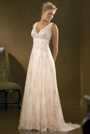 Raylia inspired vintage wedding gown