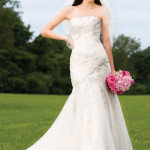 Strapless mermaid wedding dresses by alfred angelo