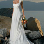 Beautiful beach wedding dress