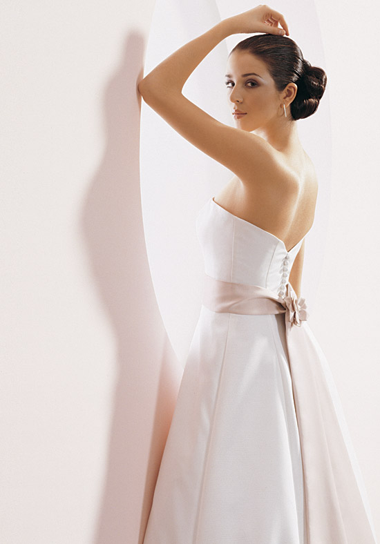 Mikaella Sash Wedding Dress Custom Made