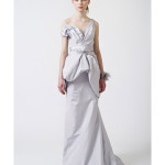 one shoulder wedding dress Spring 2011 collection by Vera Wang