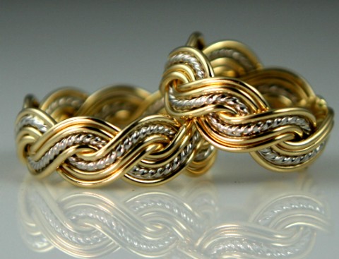 braided wedding rings