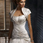 Bolero Jacket Wedding Dress by Simone