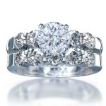 Beautiful Diamond White Gold Jewelry Wedding Ring