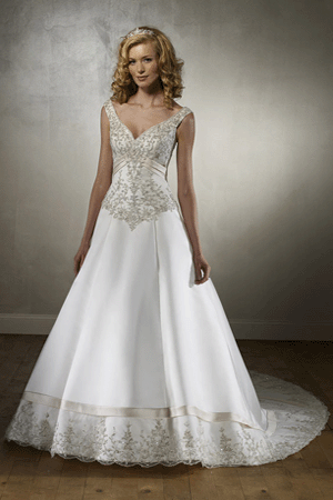 strapless white used bridal dresses