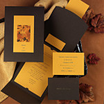 unique fall wedding invitations design ideas