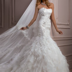 Maggie Sottero White Lace Wedding Dress