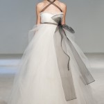 Vera Wang White Black Wedding Dress