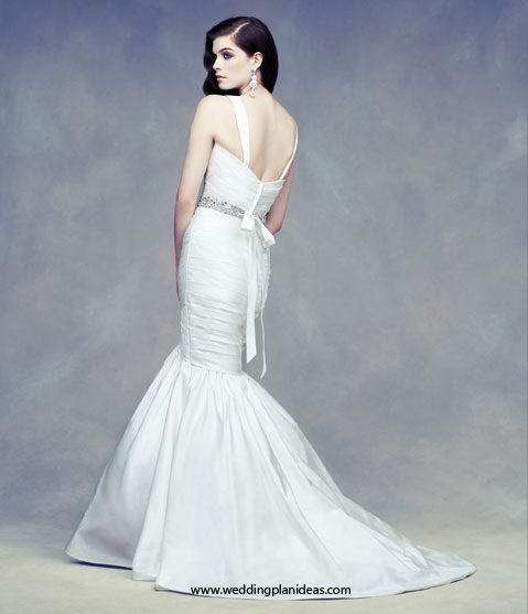 Paloma Blanca Mermaid Wedding Dress Open Back