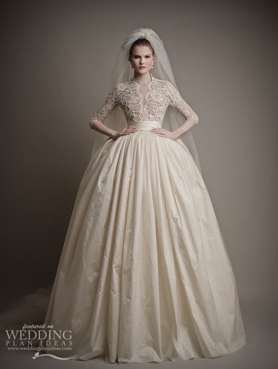 Charlotte Lace Wedding Dress by Ersa Atelier