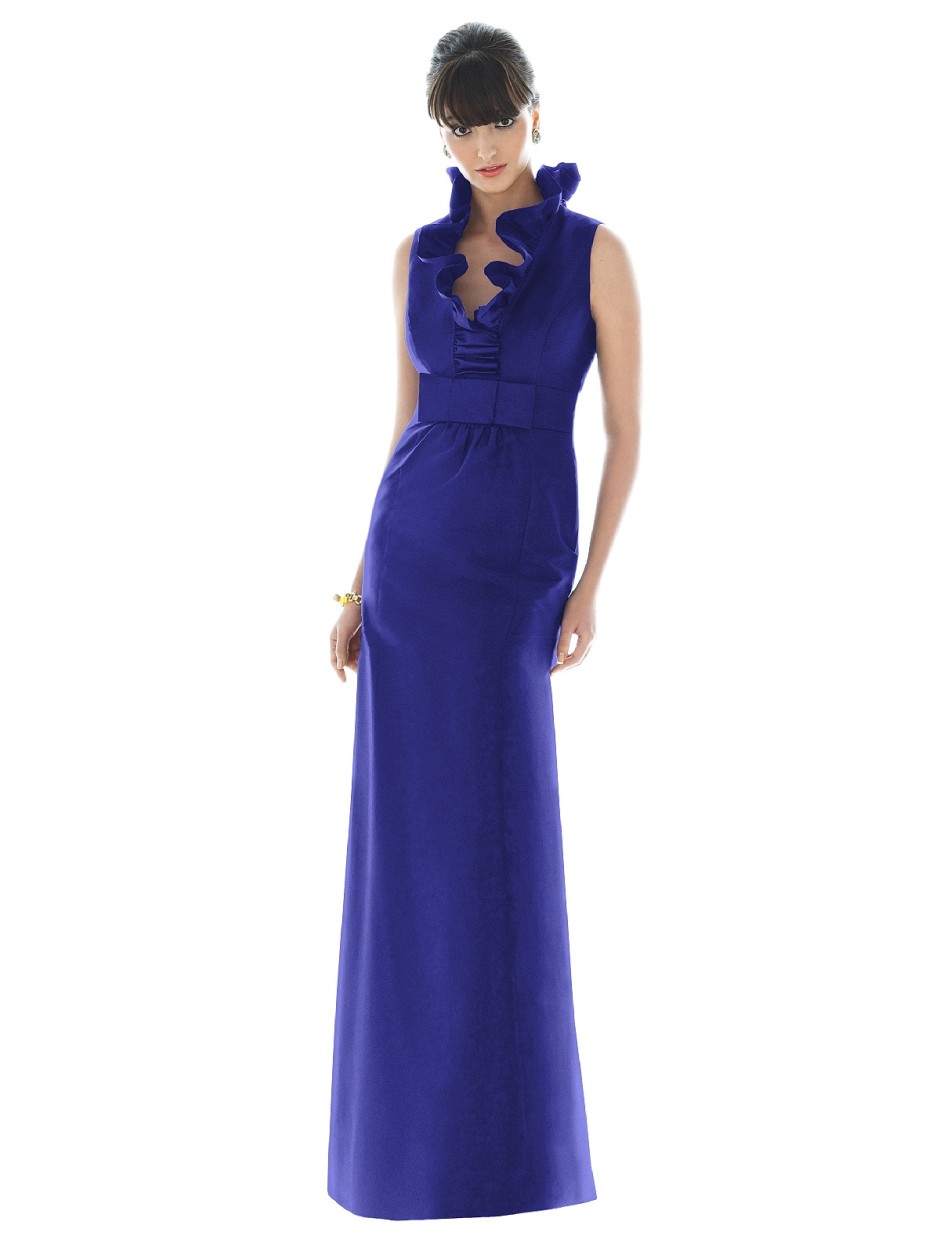 Blue Bridesmaid Dress by Alfred Sung
