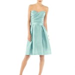 Light Blue Bridesmaid Dress by Alfred Sung