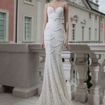 Stunning lace wedding dress by Berta