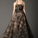 Black Gold Wedding Dress by Vera Wang